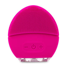 Load image into Gallery viewer, Mini Silicone Face Brush with Facial Cleansing Foreoing Silicone Face Massager for Deep Cleansing, Blackhead &amp; Makeup Remover