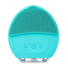 Load image into Gallery viewer, Mini Silicone Face Brush with Facial Cleansing Foreoing Silicone Face Massager for Deep Cleansing, Blackhead &amp; Makeup Remover