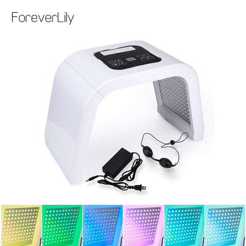 Professional Photon PDT Led Light Facial Mask Machine 7 Colors Acne Treatment Face Whitening Skin Rejuvenation Light Therapy